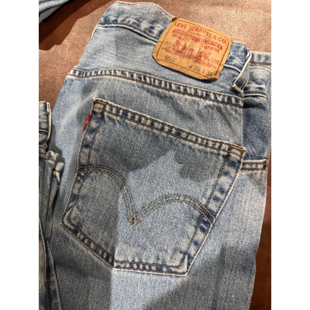 550 ieans levis mens 35 x 30 and 36 x 31